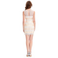 Kate Kasin Sleeveless Mid-Thigh Sequined Tassel Ball Prom Dress KK000125-1